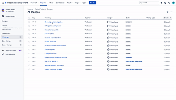 Schedule changes from the issue view.gif