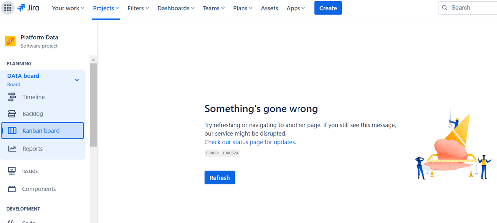 Kanban board error - platform data project.PNG