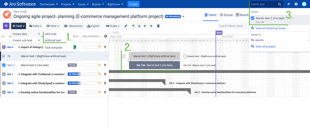 jira-task-vs-artificial-task-gantt-chart.png